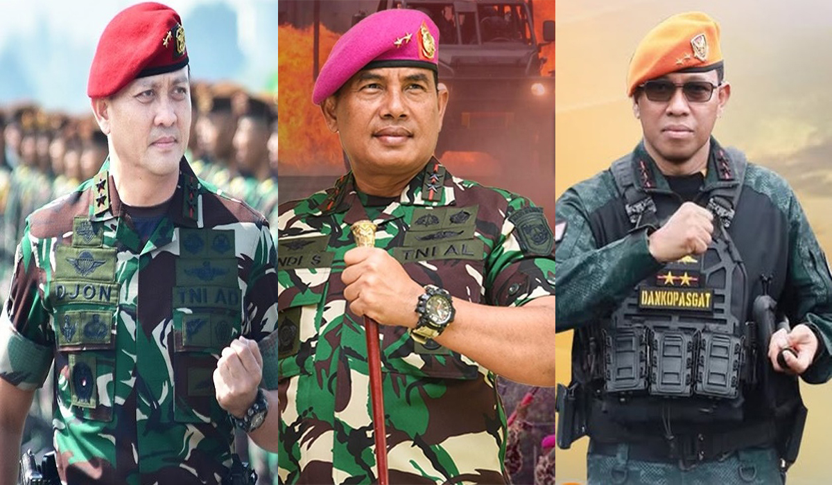 Jenderal Bintang 3 Jadi Panglima Pasukan Khusus 3 Matra TNI